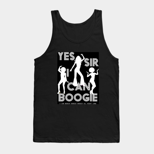 Boogie BW Tank Top by SiSuSiSu